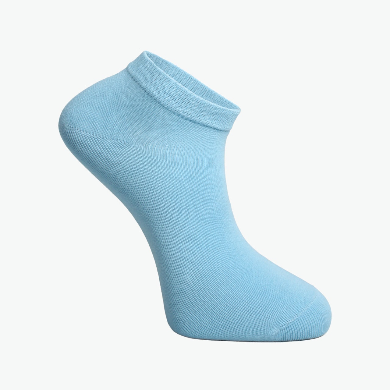 Pack of 7 Multicolored Organic Combed Cotton Men's Booties Socks