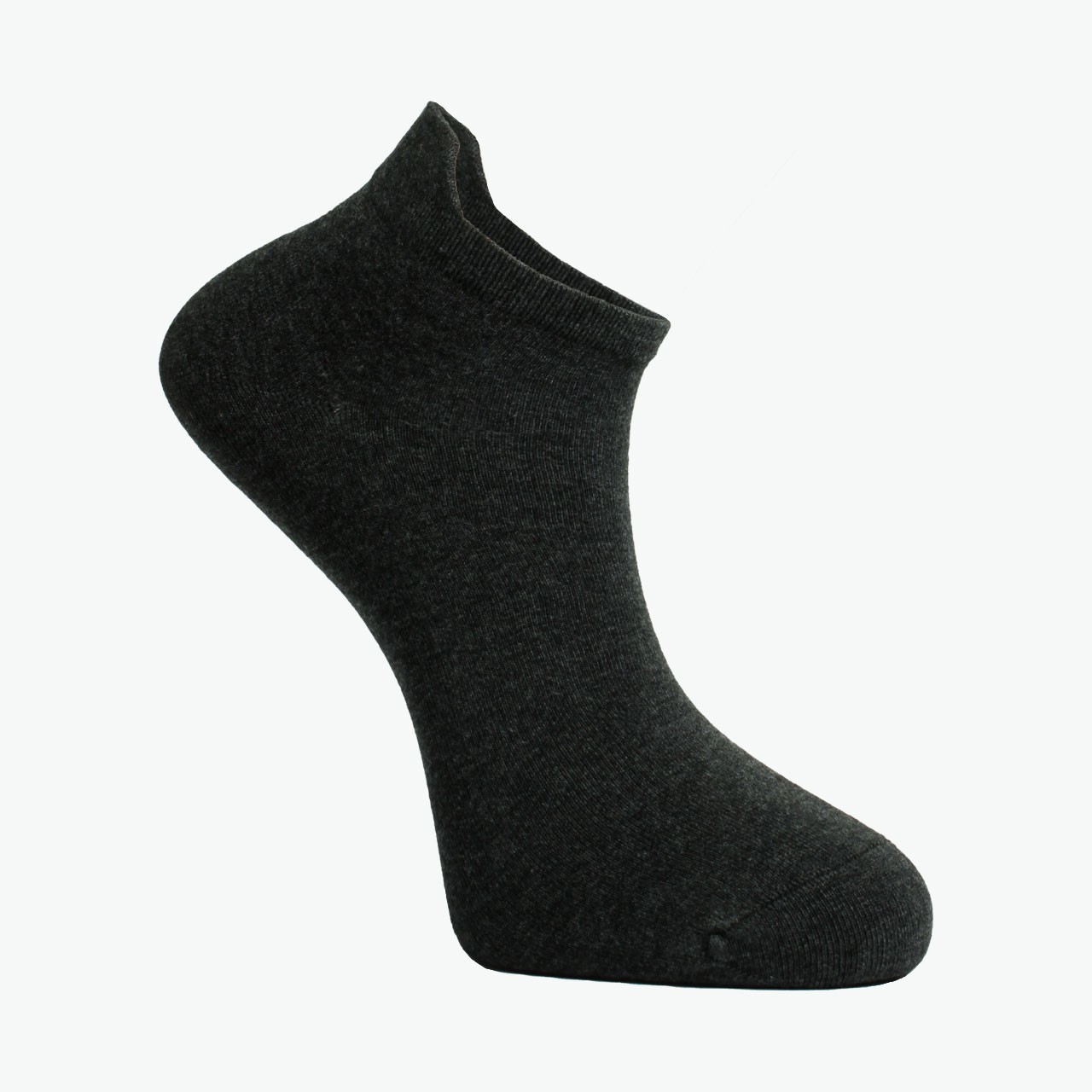 3 Pack Black, Navy Blue, Anthracite - Viscose Men's Bootie Socks with Special Heel Technology