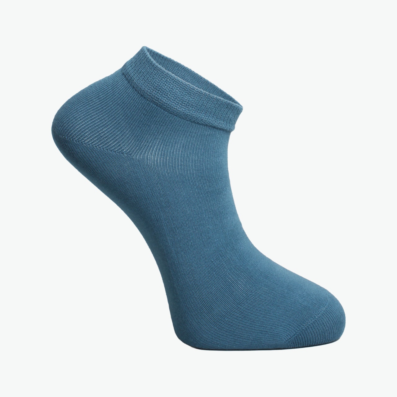 Pack of 7 Multicolored Organic Combed Cotton Men's Booties Socks