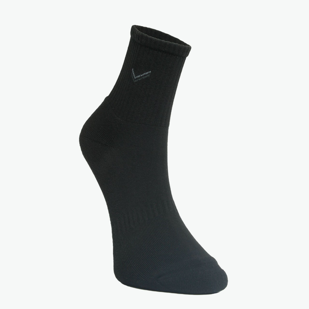 Pack of 2 Black Short Men's Tennis Socks