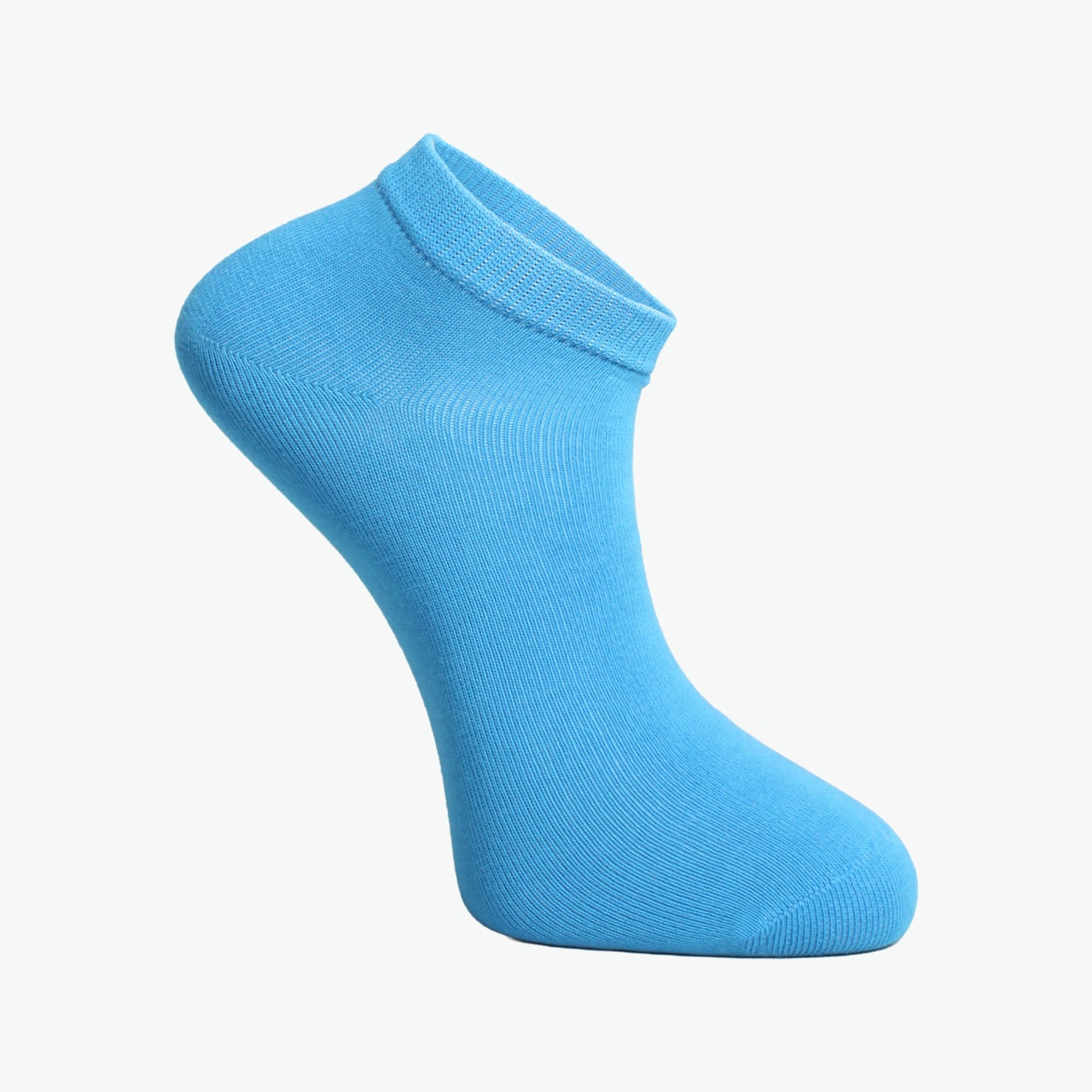 Pack of 7 Multicolored Organic Combed Cotton Men's Booties Socks