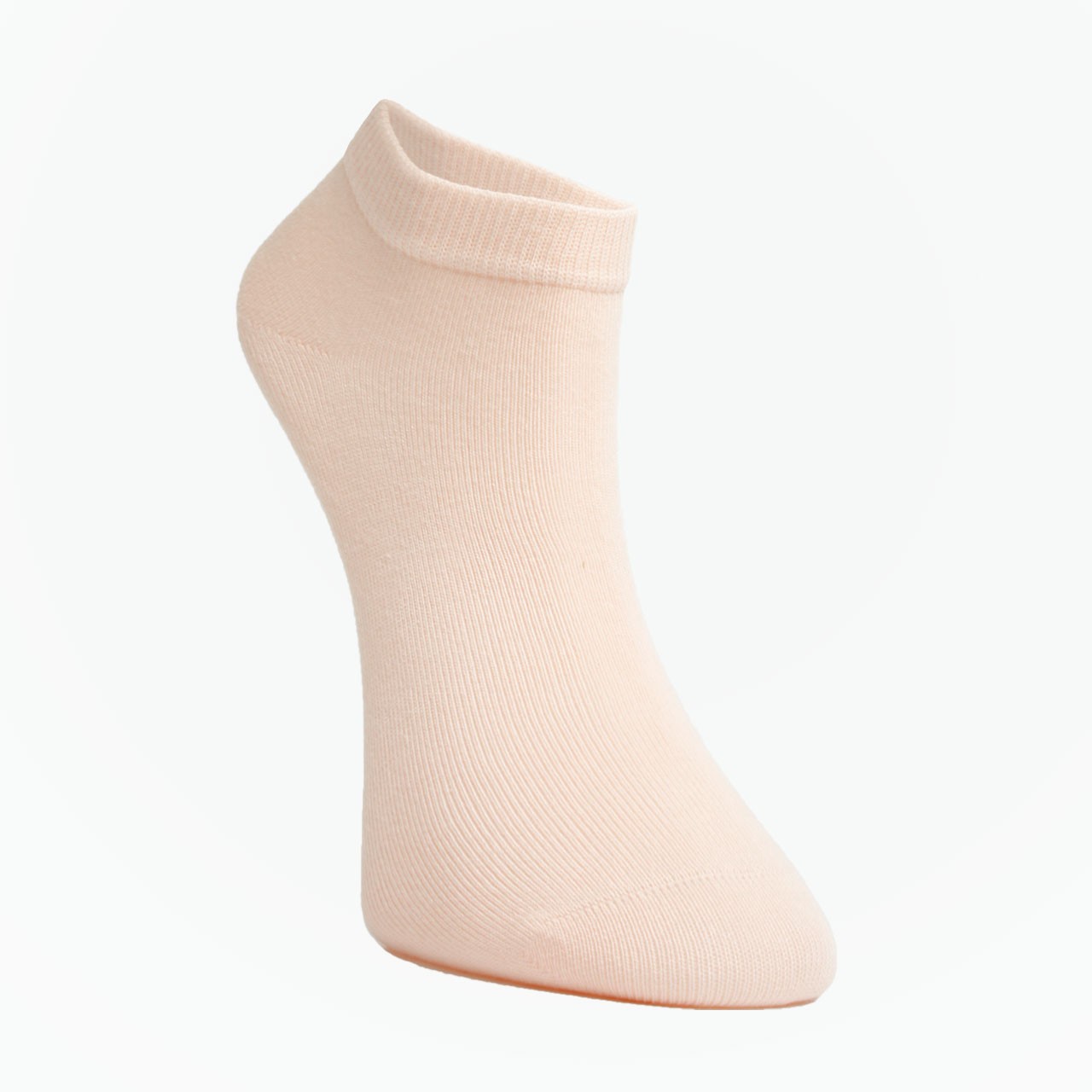 6 Pack Plain Booties Girls Socks