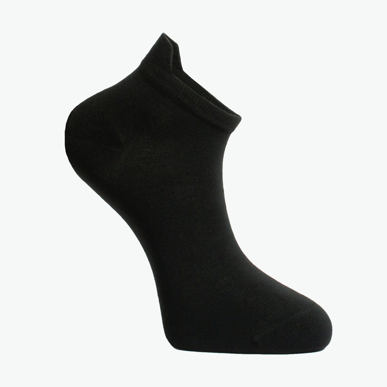 3 Pack Black, Navy Blue, Anthracite - Viscose Men's Bootie Socks with Special Heel Technology