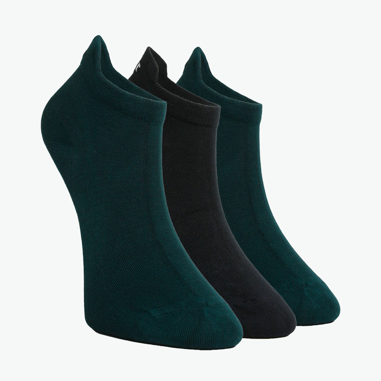3-Piece Assorti Nefti Special Heel Technology Viscose Women's Booties Socks