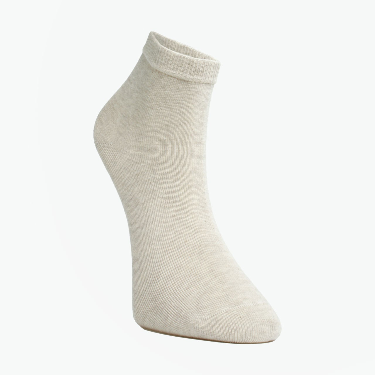 6-Piece Plain Short Socks for Boys