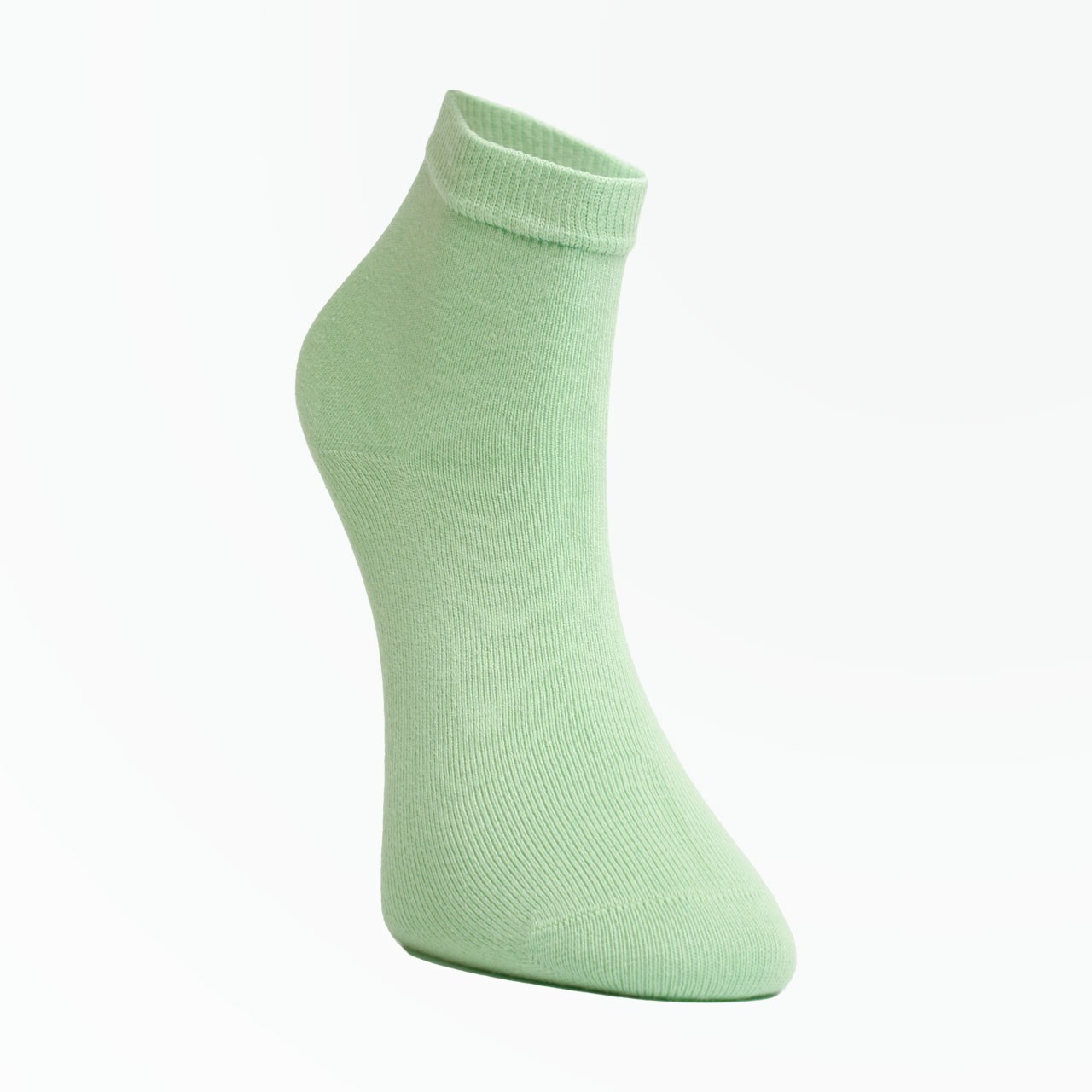 6 Pack Plain Short Socks for Girls