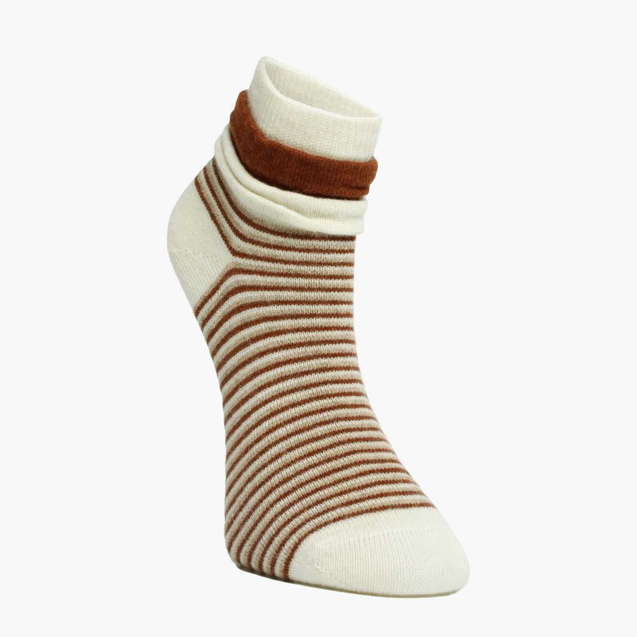Pack of 2 Organic Sheep Wool Frilly Women's Booties Socks