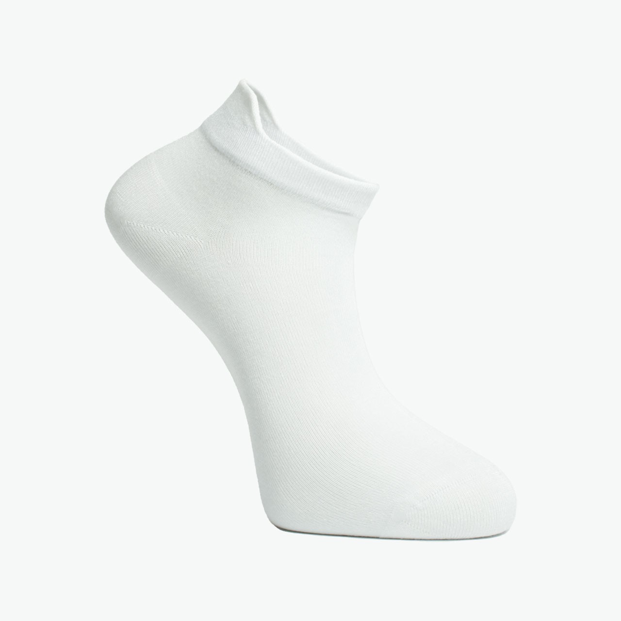 3 Pack Cream, White, Beige - Viscose Men's Bootie Socks with Special Heel Technology
