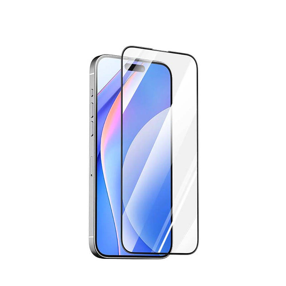 iPhone 15 Plus Recci RSP-A03SD 3D HD Full Transparan Temperli Cam Ekran Koruyucu