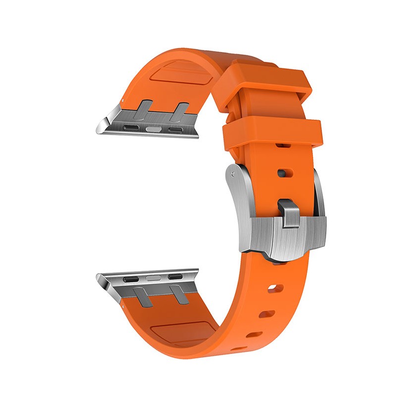 Apple Watch Uyumlu Metal Tokalı Premium Kordon (KRD-89)