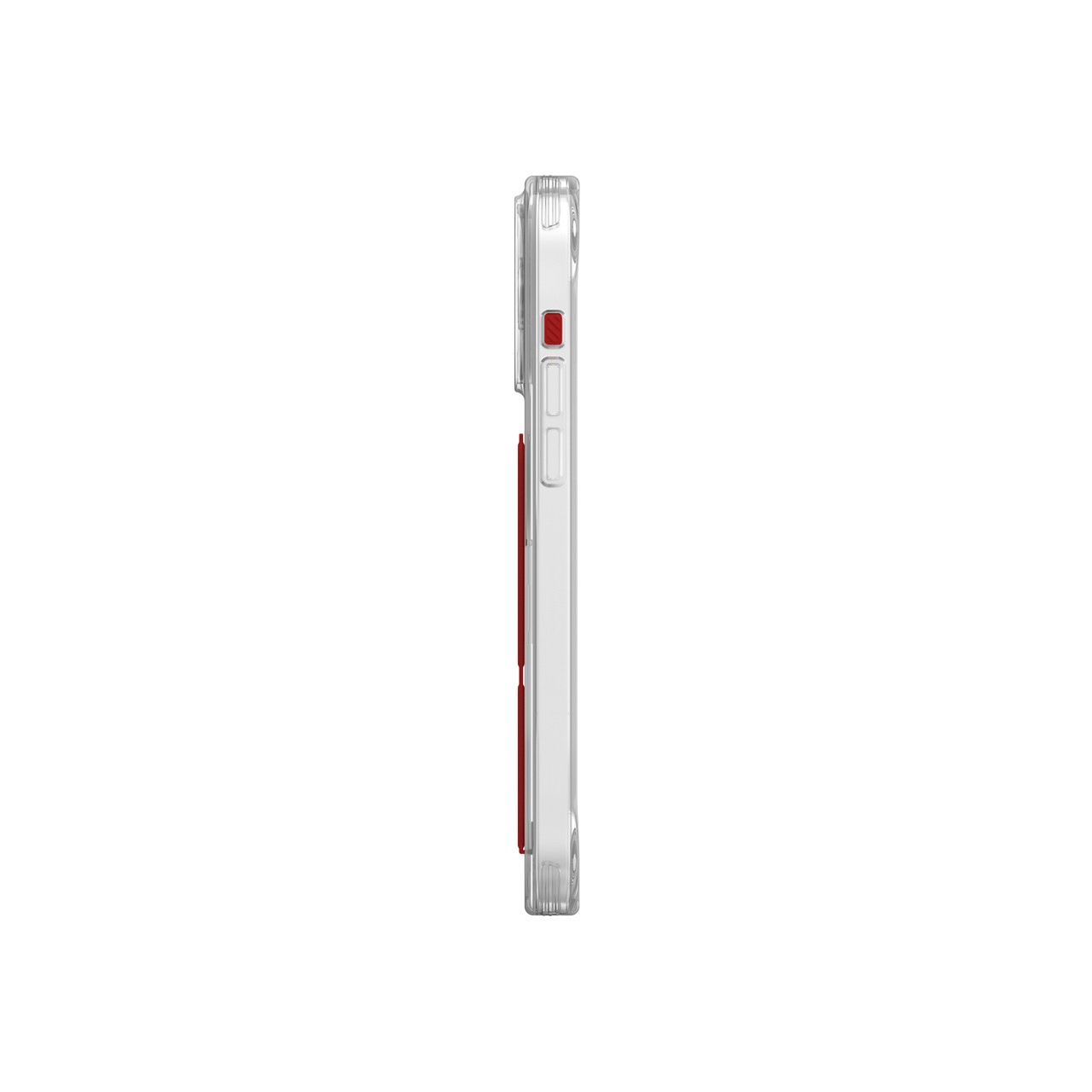 iPhone 15 Pro Kılıf SkinArma Standlı Şeffaf Tasarımlı Apex Kılıf