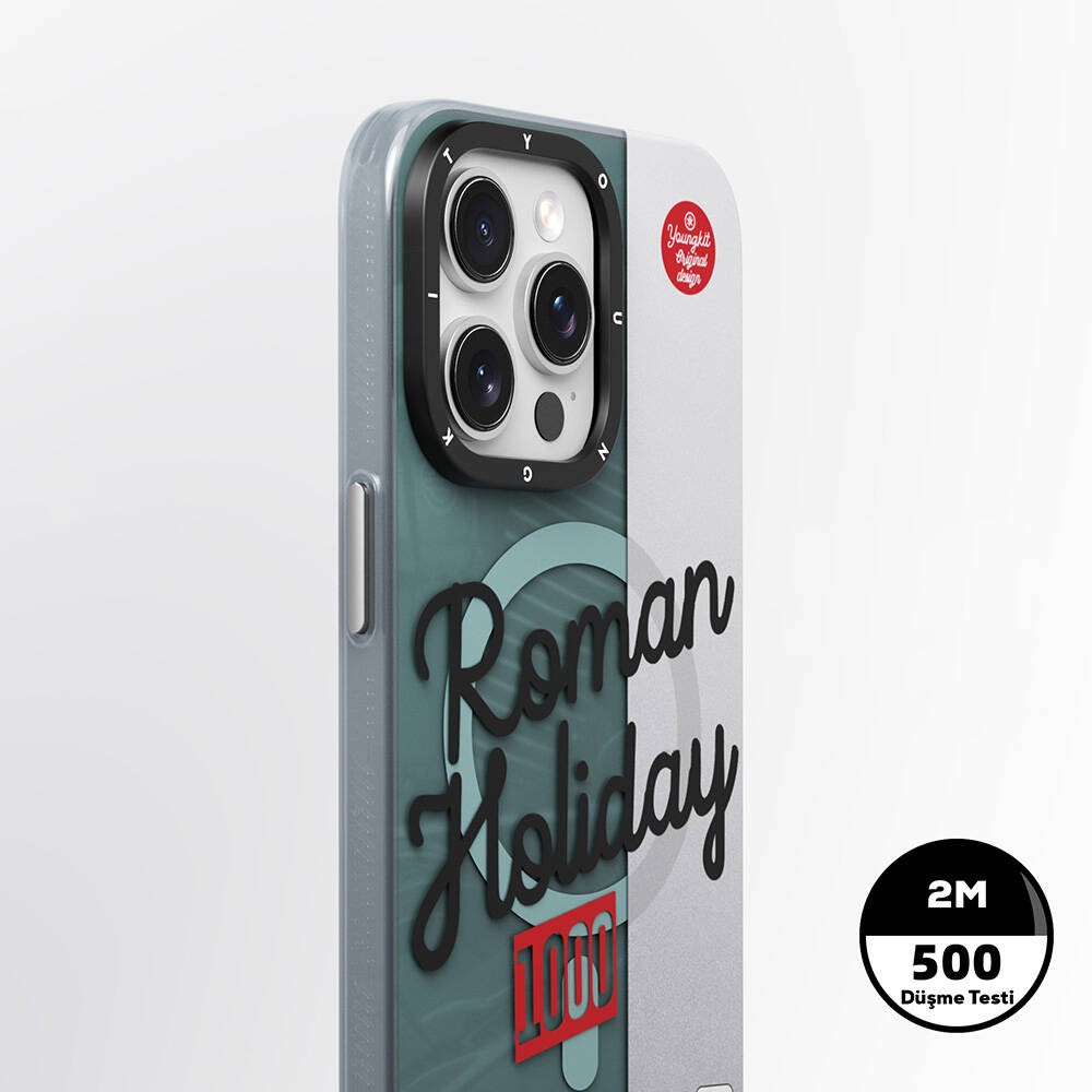 iPhone 15 Pro Max Kılıf Magsafe Şarj Özellikli YoungKit Motorcycle Legend Serisi Kılıf