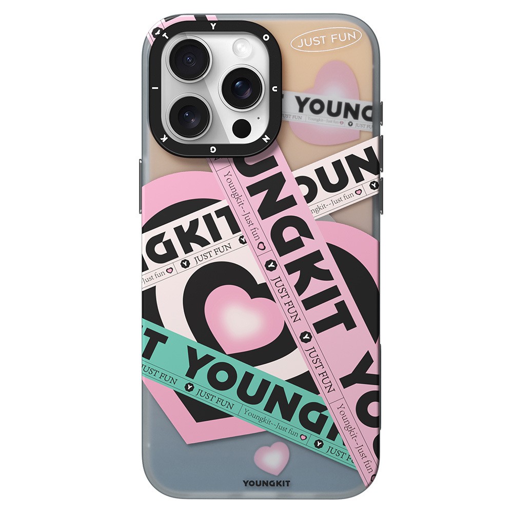 iPhone 15 Pro Kılıf Magsafe Şarj Özellikli Airbagli Çift Katmanlı Youngkit Flipped Serisi Kılıf