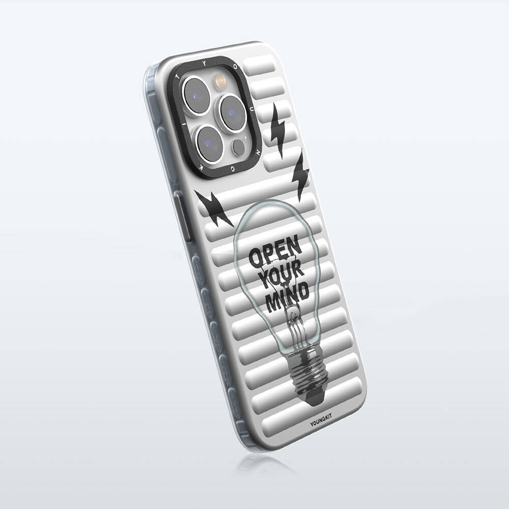 iPhone 14 Pro Max Magsafe Şarj Özellikli YoungKit Open Mind Serisi Kılıf