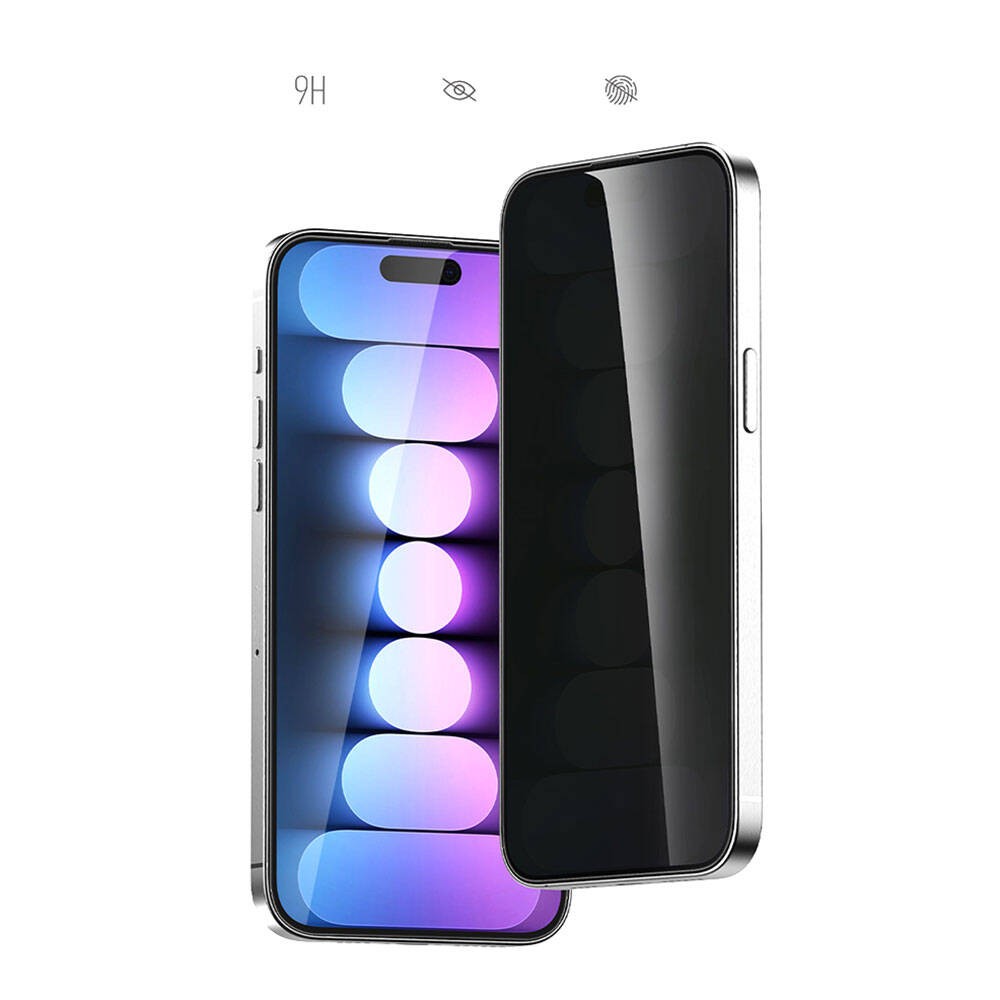 iPhone 15 Plus Recci RSP-A18AP Privacy Temperli Cam Ekran Koruyucu