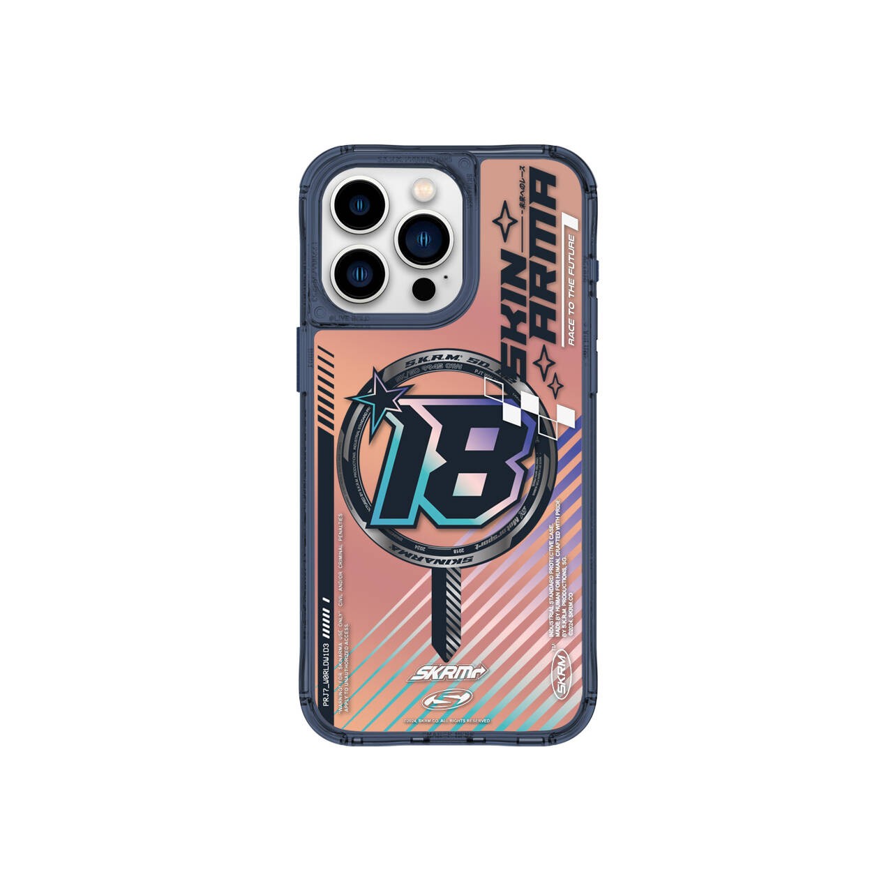 iPhone 15 Pro SkinArma Magsafe Şarj Özellikli Sticker Yapıştırmalı Drift Kılıf