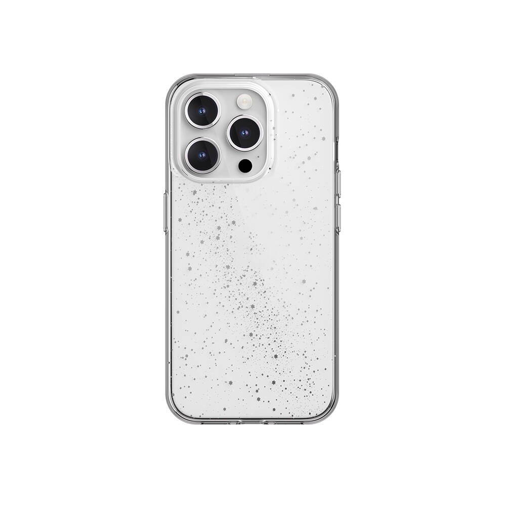 iPhone 15 Pro Kılıf Çift Katmanlı IMD Baskılı Bumper Lisanslı Switcheasy Cosmos Starlight Kılıf
