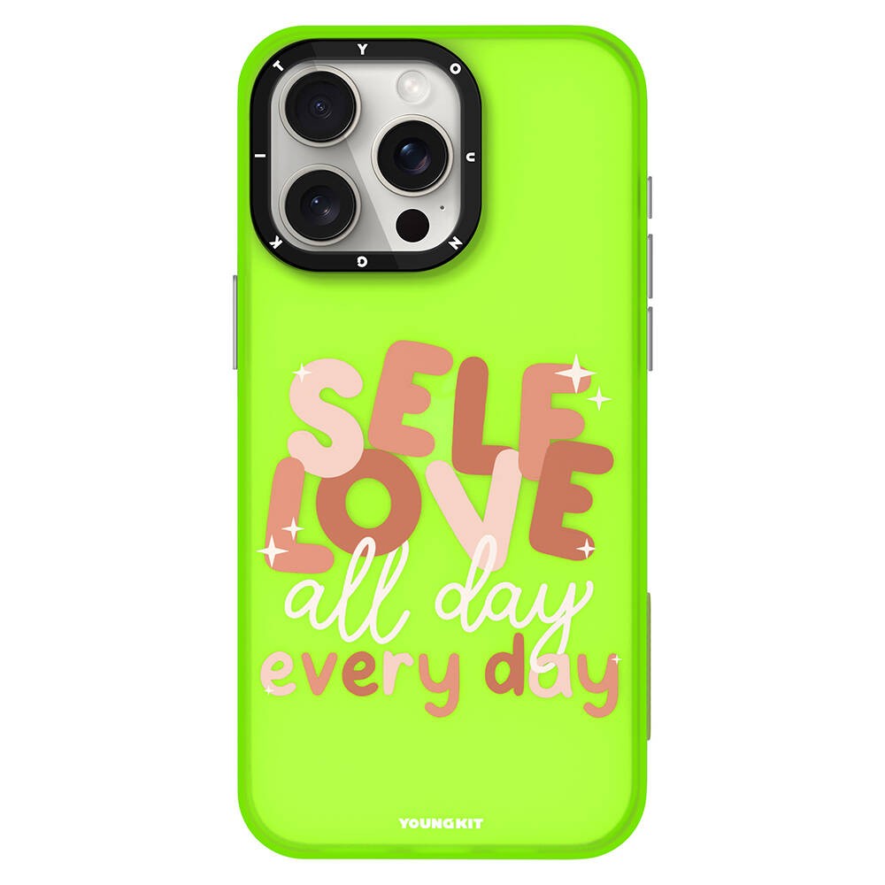 iPhone 15 Kılıf Bethany Green Tasarımlı Youngkit Sweet Language Kılıf