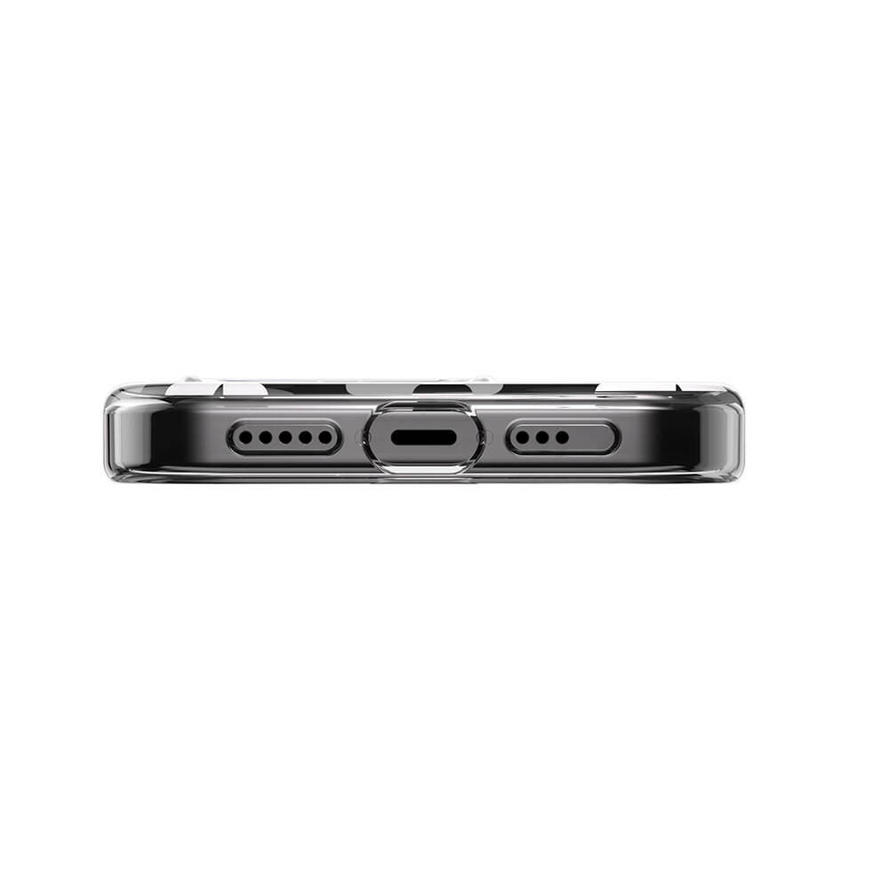iPhone 15 Pro Kılıf Magsafe Şarj Özellikli Çift IMD Baskılı Lisanslı Switcheasy Artist-M Fleur Kılıf
