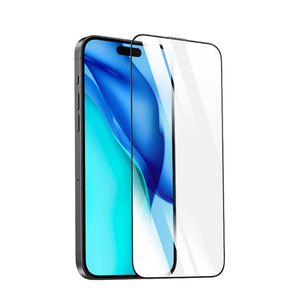 iPhone 15 Plus Recci RSP-A22HD Full Transparan Temperli Cam Ekran Koruyucu
