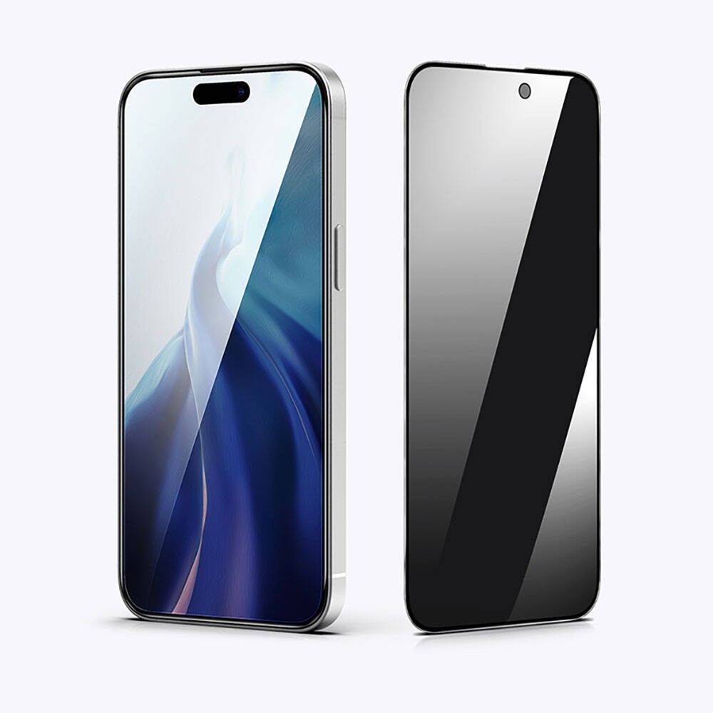 iPhone 15 Plus Recci RSP-A07SP 3D Privacy Shield Temperli Cam Ekran Koruyucu