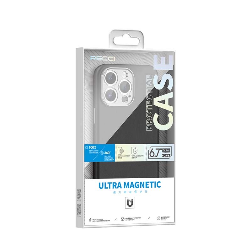 iPhone 15 Plus Kılıf Recci Magsafe Şarj Özellikli Kamera Korumalı Explore Serisi Kılıf
