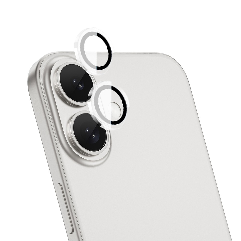 iPhone 16 Wiwu LG-007 Lens Guard Kolay Oleofobik Anti Reflective Kamera Lens Koruyucu + Uygulama Aparatlı