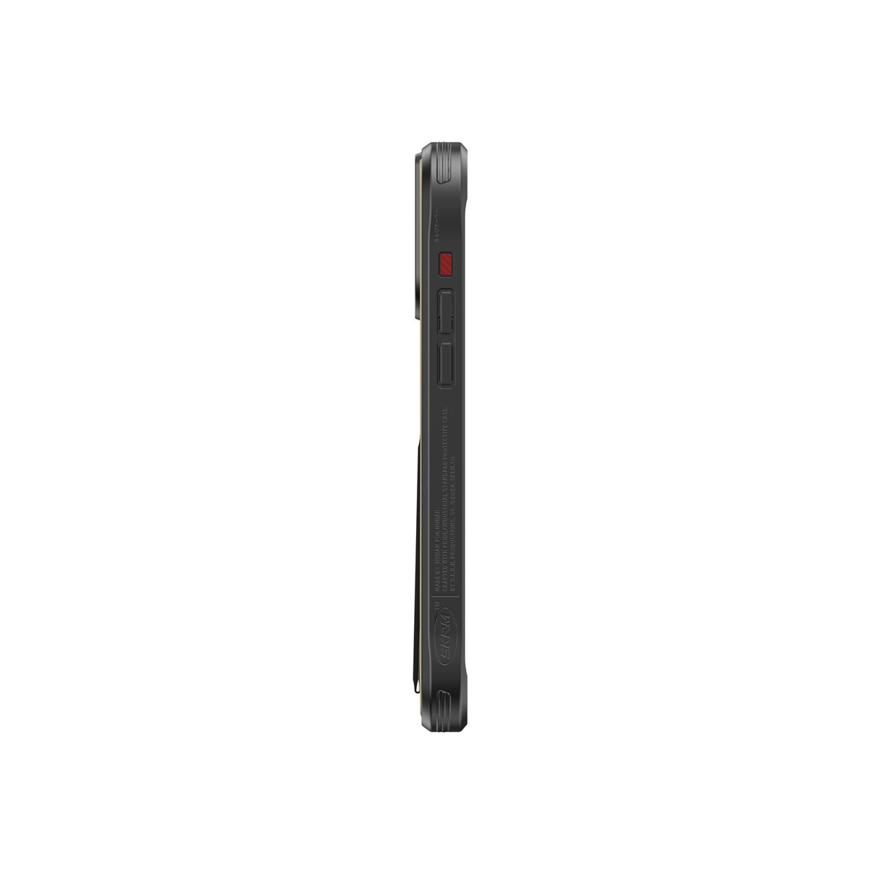 iPhone 15 Pro Max Kılıf SkinArma Desenli Airbag Tasarımlı Standlı Spunk Kılıf