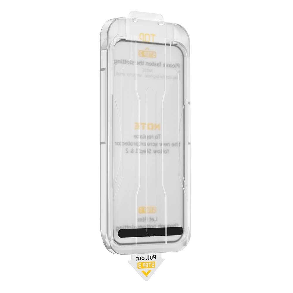 iPhone 14 Pro Wiwu SQ-008 Oleofobik Easy Install Darbeye Karşı Dayanıklı Temperli Cam Ekran Koruyucu + Kolay Uygulama Aparatlı