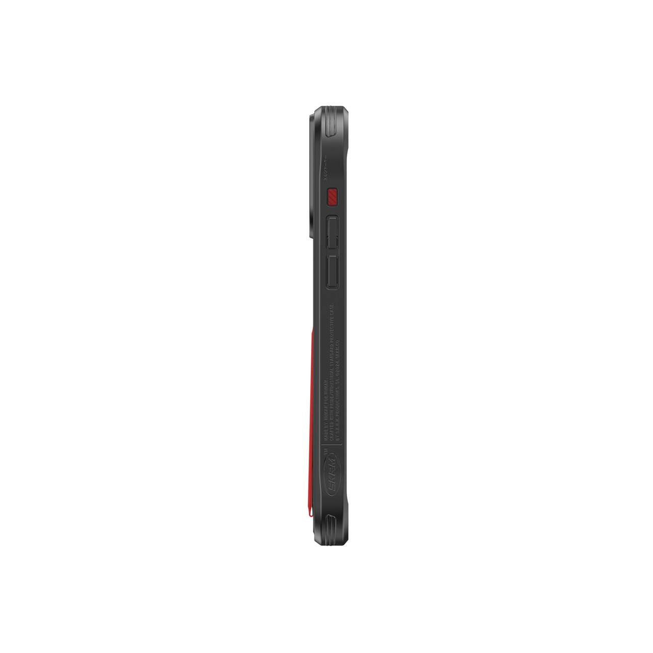 iPhone 15 Kılıf SkinArma Standlı Deri Görünümlü Slate Kılıf