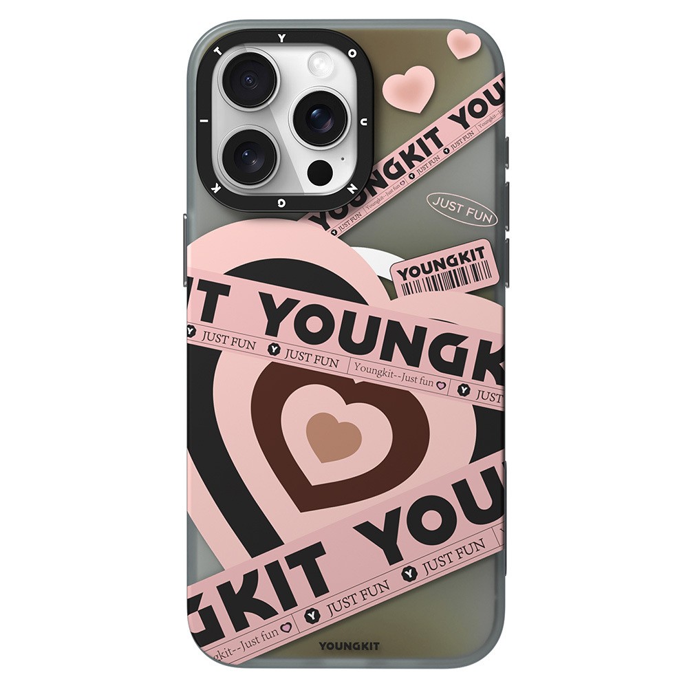 iPhone 15 Pro Max Kılıf Magsafe Şarj Özellikli Airbagli Çift Katmanlı Youngkit Flipped Serisi Kılıf