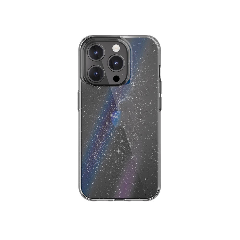iPhone 15 Pro Kılıf Çift Katmanlı IMD Baskılı Bumper Lisanslı Switcheasy Cosmos Nebula Kılıf