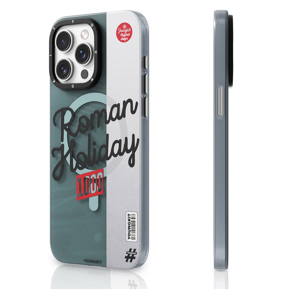 iPhone 15 Pro Max Kılıf Magsafe Şarj Özellikli YoungKit Motorcycle Legend Serisi Kılıf