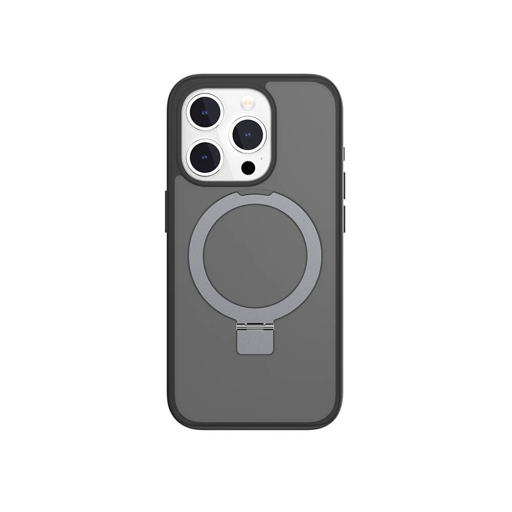 iPhone 15 Pro Kılıf Magsafe Şarj Özellikli Yüzük Standlı Lisanslı Switcheasy Magstand-M Kılıf
