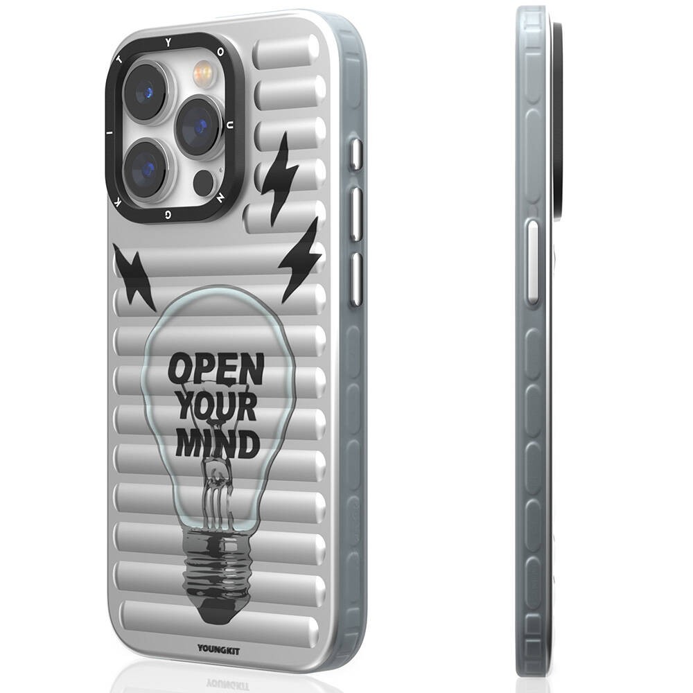 iPhone 15 Pro Max Magsafe Şarj Özellikli YoungKit Open Mind Serisi Kılıf