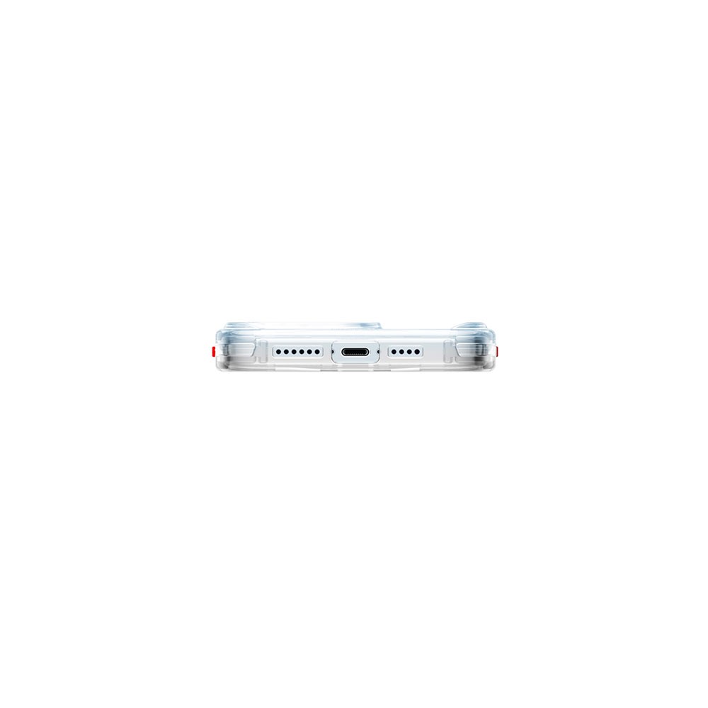 iPhone 15 Kılıf SkinArma Şeffaf Airbag Tasarımlı Magsafe Şarj Özellikli Saido Kılıf