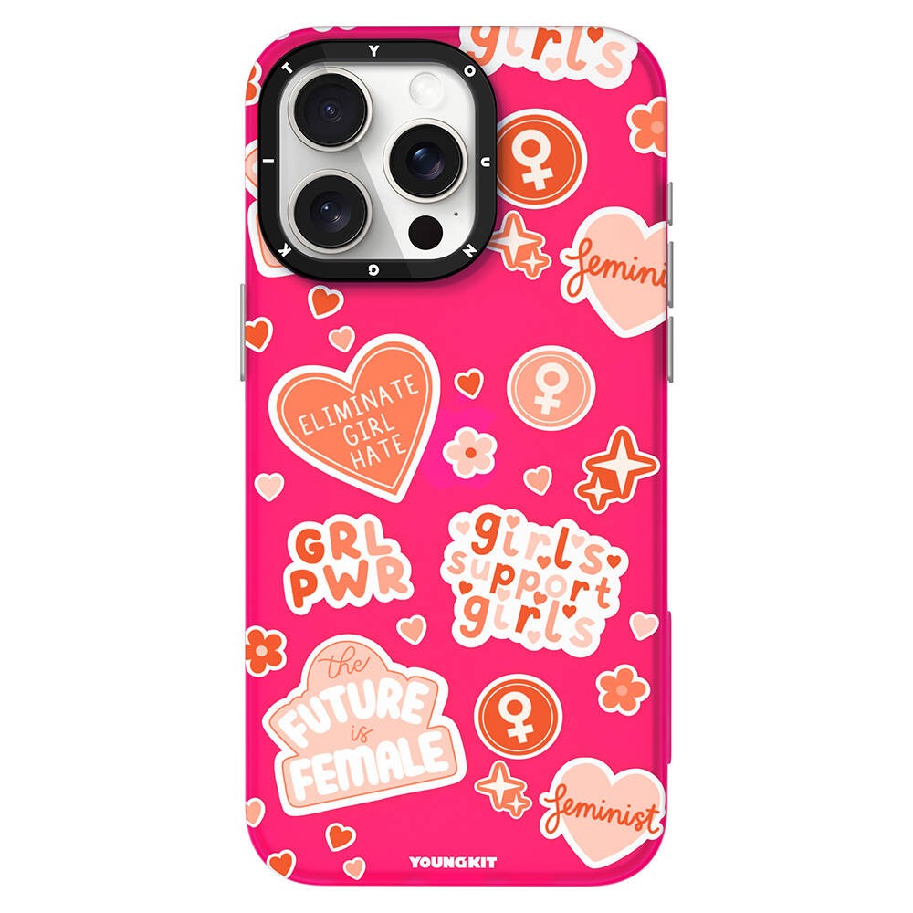 iPhone 15 Kılıf Bethany Green Tasarımlı Youngkit Sweet Language Kılıf