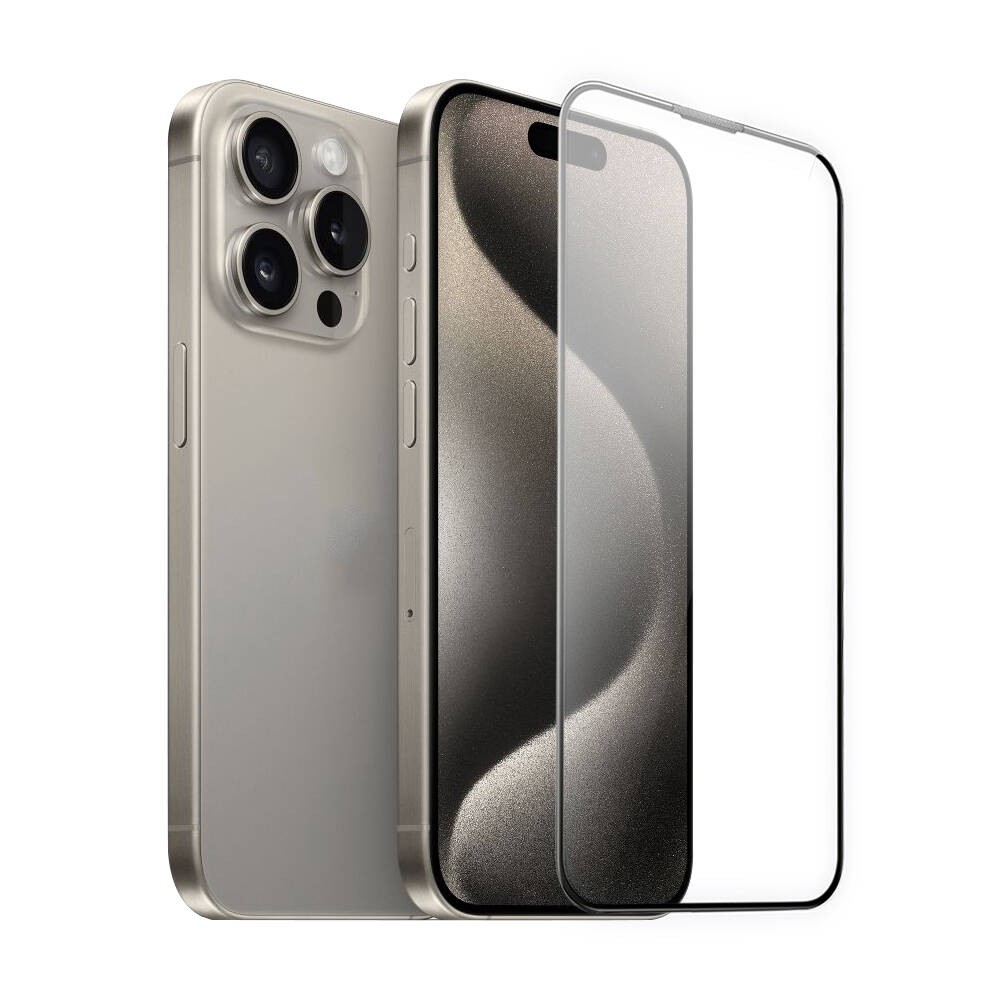 iPhone 14 Pro Wiwu GT-008 Polimer Oleofobik Kaplama Şeffaf Pürüzsüz Temperli Cam Ekran Koruyucu 10'lu Paket