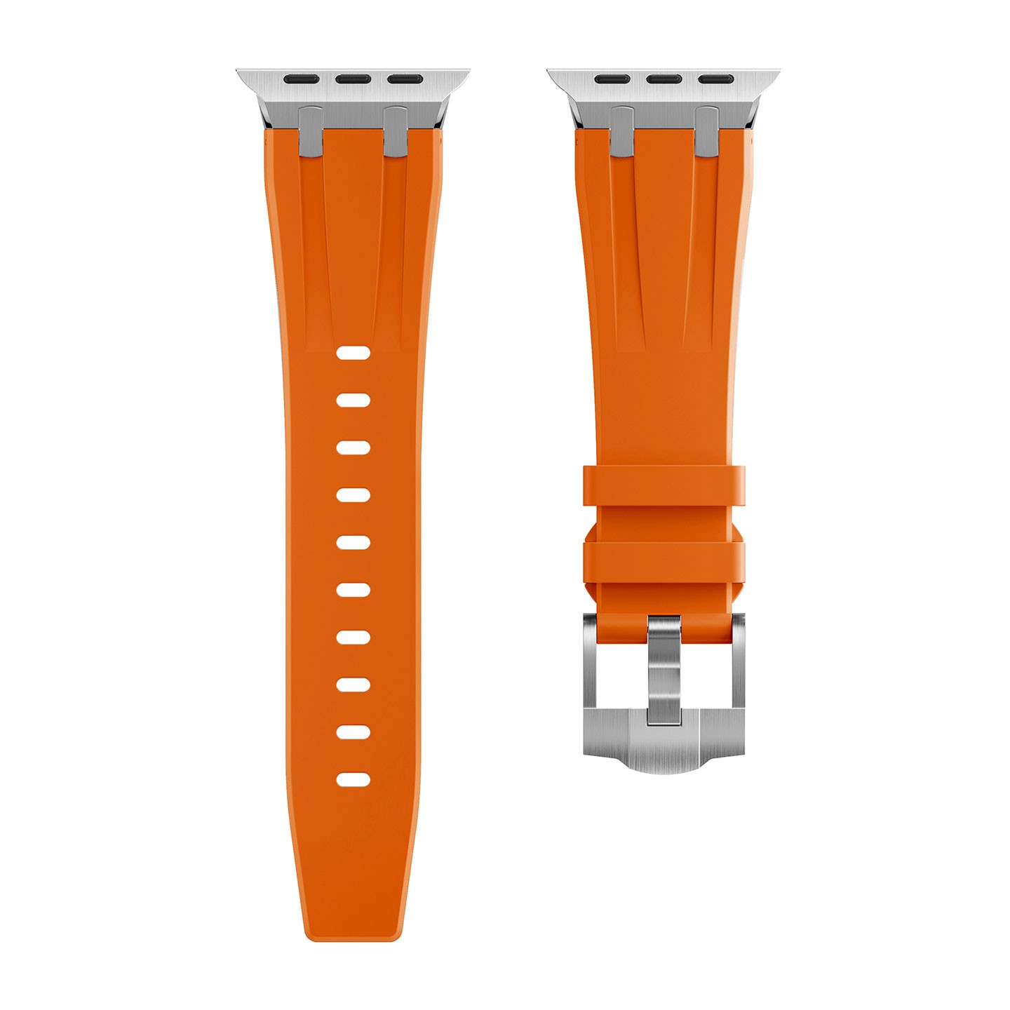 Apple Watch Uyumlu Metal Tokalı Premium Kordon (KRD-89)
