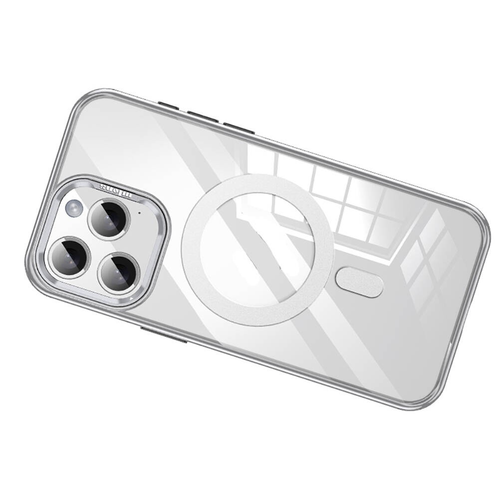 iPhone 15 Pro Kılıf Magsafe Şarj Özellikli Wlons Standlı Efsane Kılıf