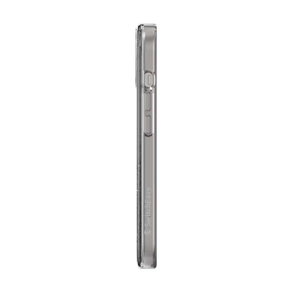 iPhone 15 Kılıf Magsafe Şarj Özellikli Parlayan Simli Şeffaf Lisanslı Switcheasy Starfield-M Kılıf