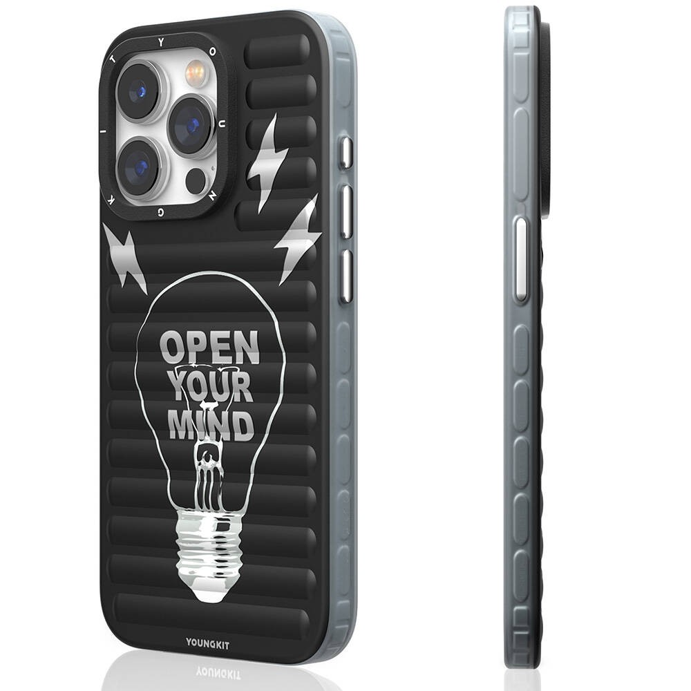 iPhone 14 Pro Max Magsafe Şarj Özellikli YoungKit Open Mind Serisi Kılıf