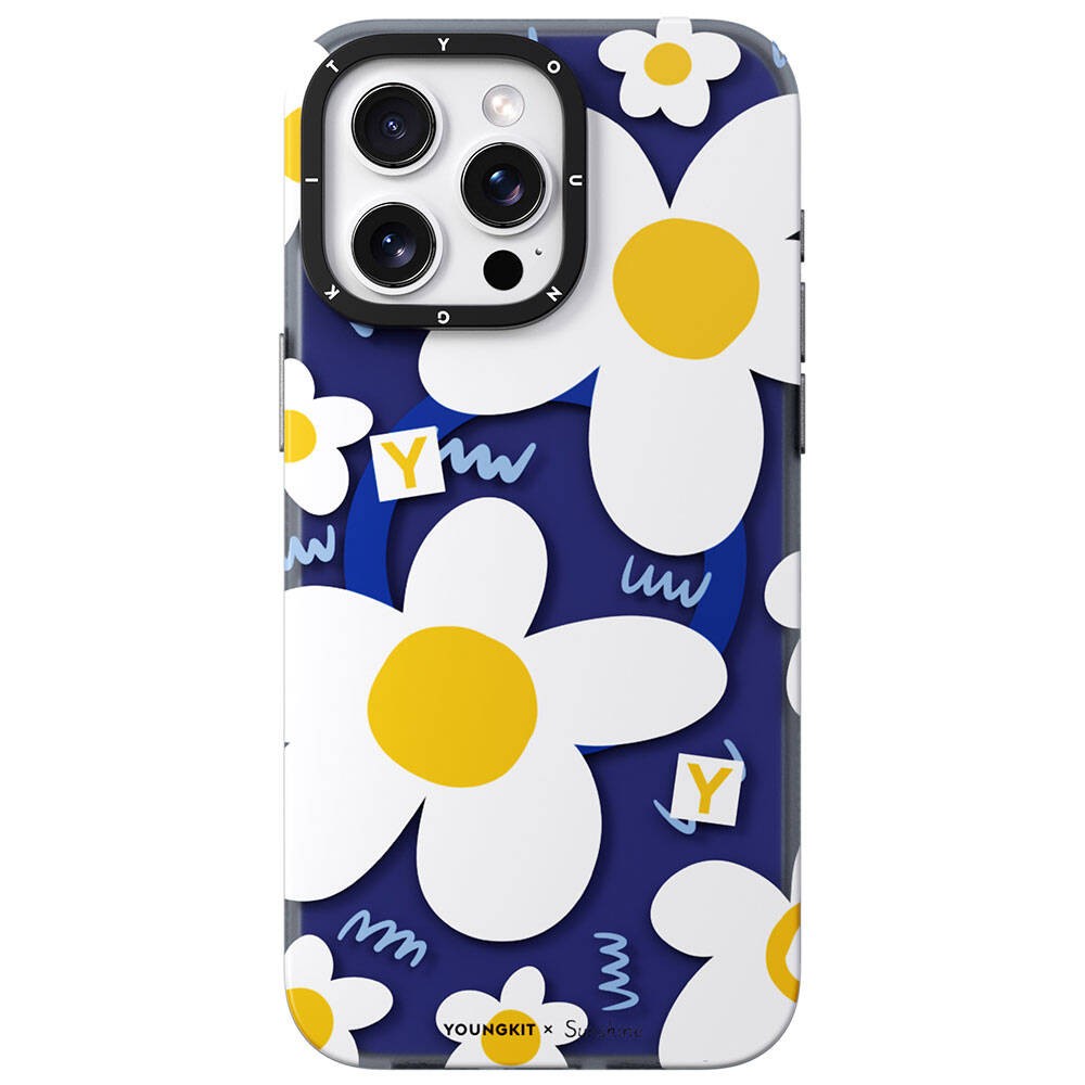 iPhone 15 Pro Max Kılıf Magsafe Şarj Özellikli Sunshine Tasarımlı Youngkit Spring Breeze Serisi Kılıf