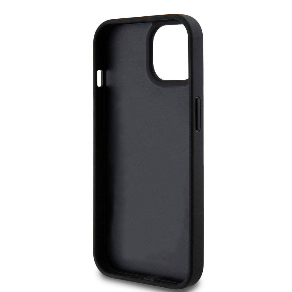 iPhone 15 Plus Kılıf U.S. Polo Assn. Orjinal Lisanslı Deri Şeritli Logo Dizayn Kılıf