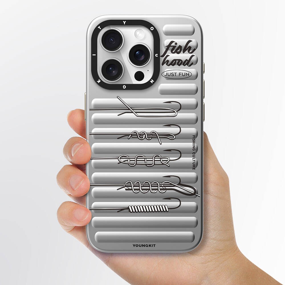 iPhone 15 Pro Max Kılıf Magsafe Şarj Özellikli YoungKit Fishing Serisi Kılıf