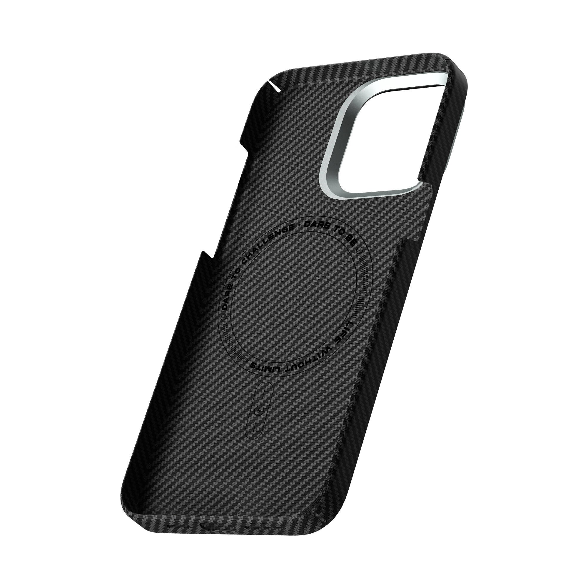 iPhone 15 Plus Kılıf Wiwu KJZ-017 Karbon Fiber 600D Explore Kevlar Kılıf
