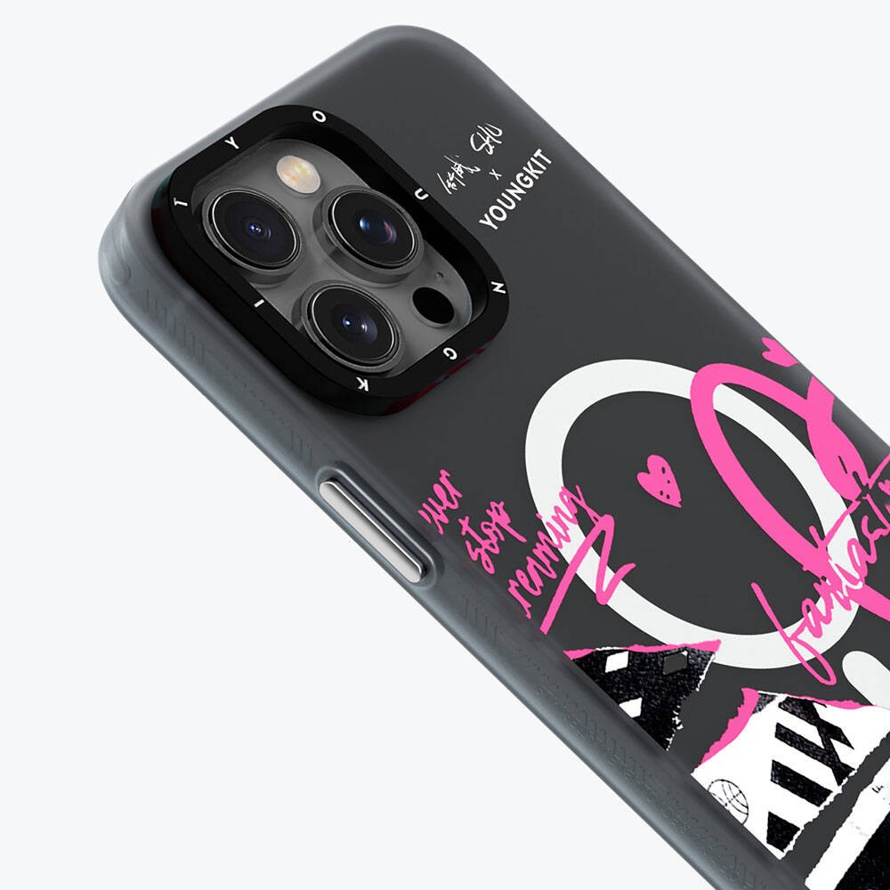 iPhone 15 Pro Max Kılıf Magsafe Şarj Özellikli Shu Tasarımlı Youngkit Dreamland Serisi Kılıf