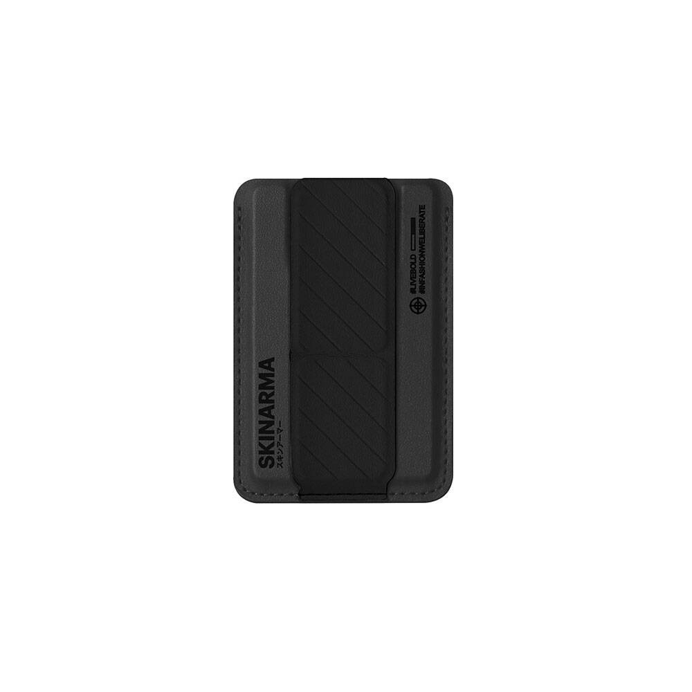 iPhone 15 Pro Kılıf SkinArma Şeffaf Magsafe Şarj Özellikli Kado Kartlıklı Saido Kılıf