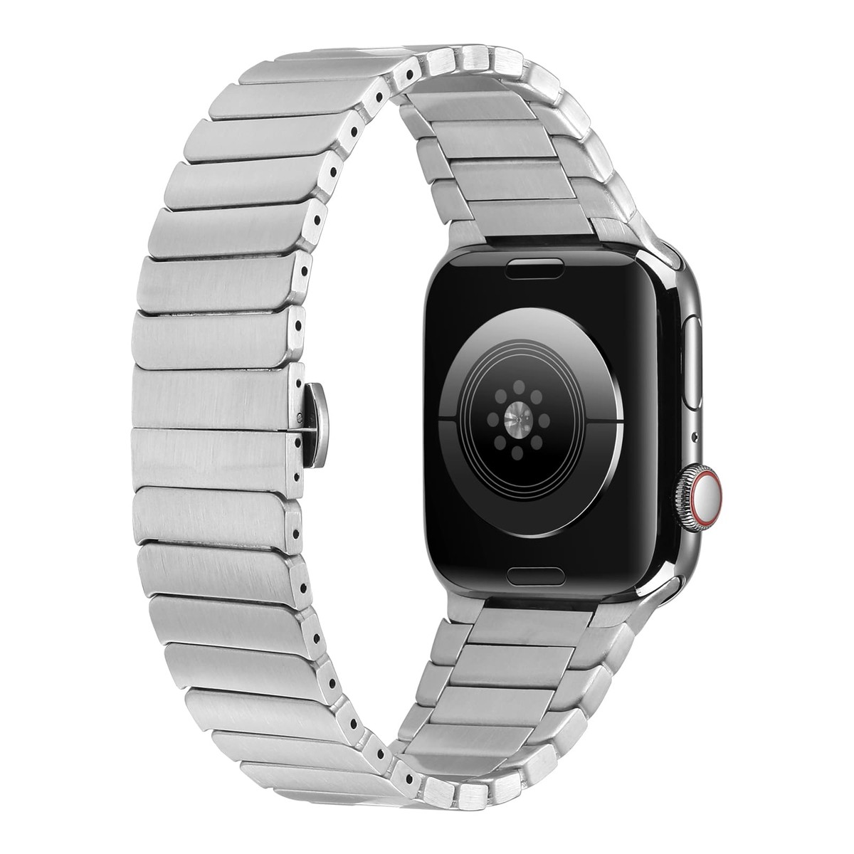 Apple Watch Uyumlu Baklalı Metal Premium Kordon (KRD-79)