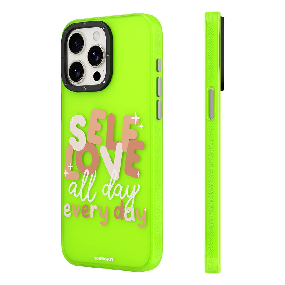 iPhone 15 Kılıf Bethany Green Tasarımlı Youngkit Sweet Language Kılıf